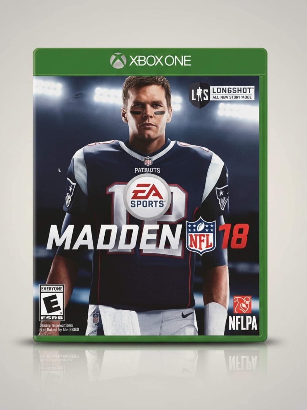 Madden NFL 18 Xbox One - Tom Brady Cover (Blue/White/Red)
